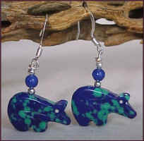 Azurite Heartline Bear