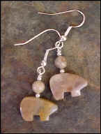 Silverleaf Jasper Zuni Bear