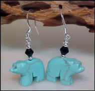 Turquoise Walking Bear