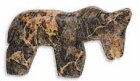 Leopardskin  Jasper HORSE BEAD