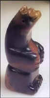 Picasso Jasper Standing Bear drilled