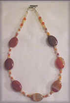 Carnelian Ovals Necklace