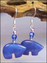 Lapis Howlite Zuni Bears