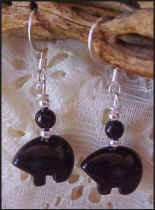 small Black Onyx Zuni�Bear