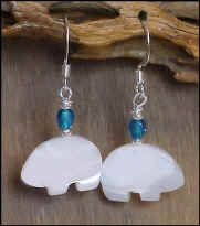 Mother of Pearl Zuni Bears