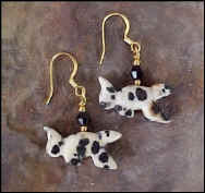 Dalmation Squirrel  in Gold 0316S12 