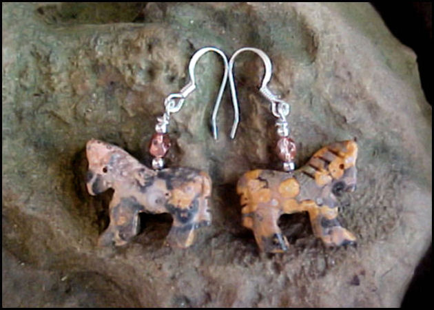 Leopardskin Jasper Horse�