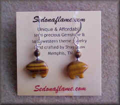 Mini Tiger Eye Zuni�Bears