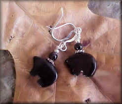 Mini Black Zuni�Bear 0418zb4