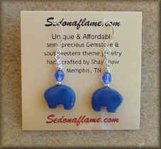 Mini Lapis Howlite Zuni Bear