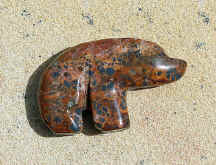 �Leopardskin Bear Pendant Bead�