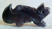 Black Labradorite Wolf