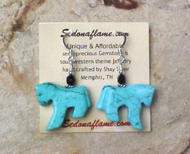 Turquoise Magnesite Horse